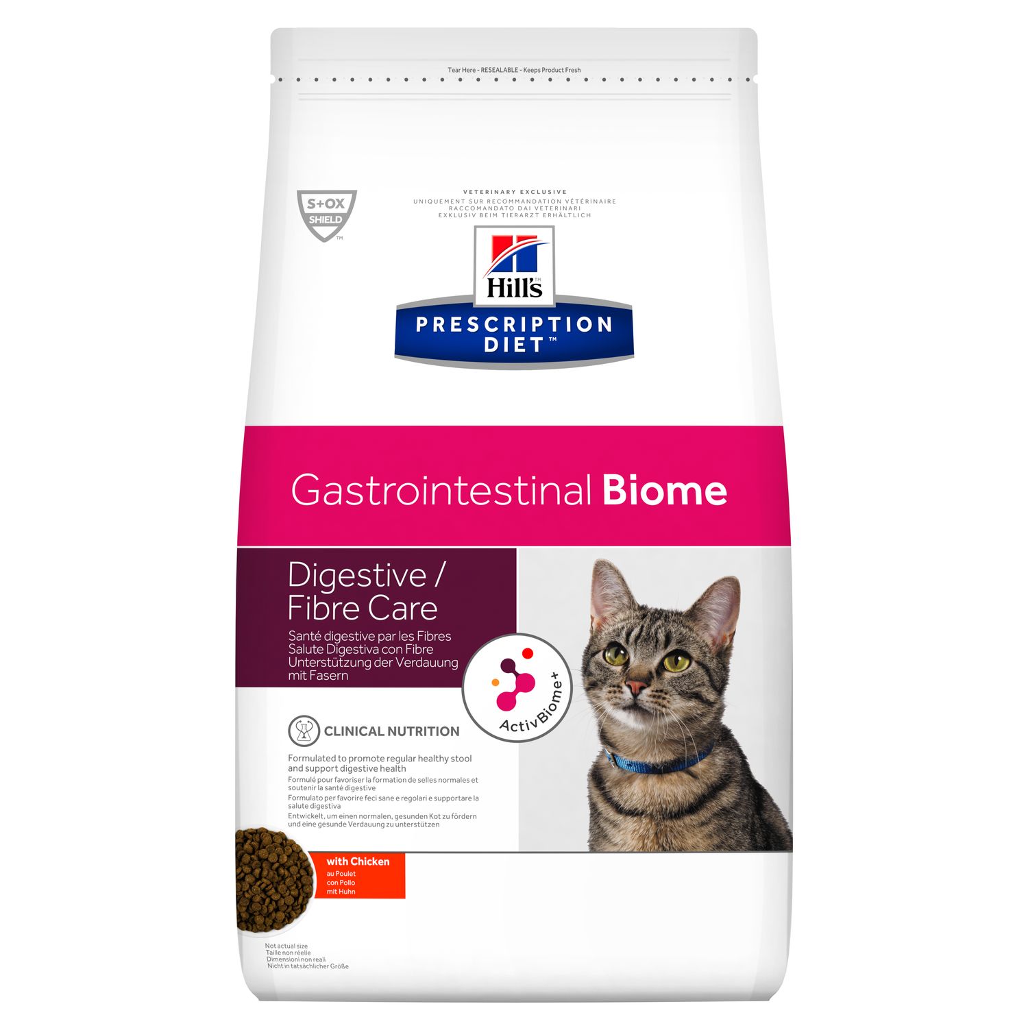 HILL’S PRESCRIPTION DIET Gastrointestinal Biome Care Сухий Корм для Котів з Куркою 1,5 кг