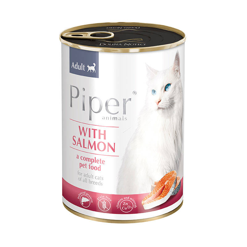 Консерва DN Piper cat із лососем 400гр