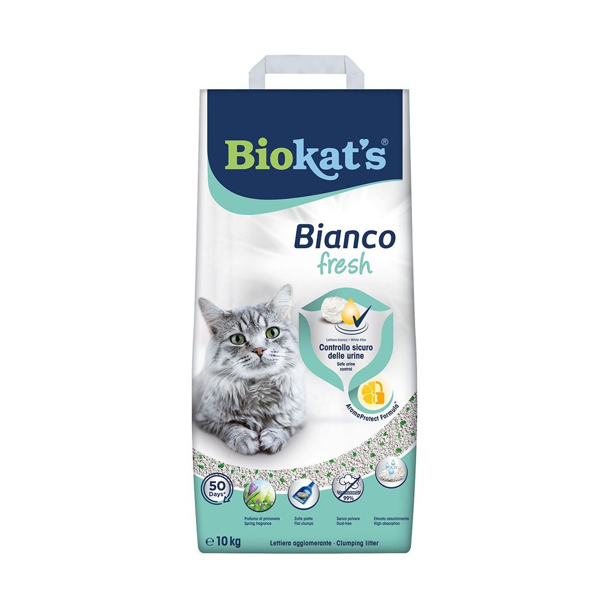 Наповнювач для котячого туалету Biokats Bianco Fresh 5 кг (бентонітовий)
