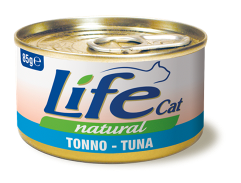 LifeCat Вологий корм з тунцем 85 грамів