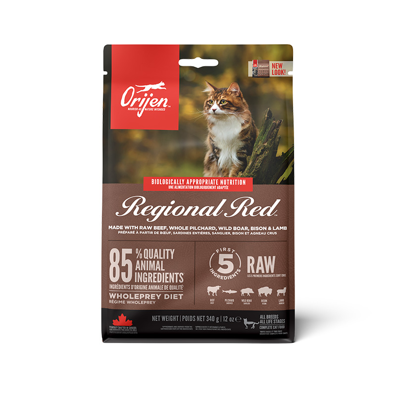 Сухий корм ORIJEN Regional Red Cat для кішок всіх порід і стадій життя, 5.4 кг