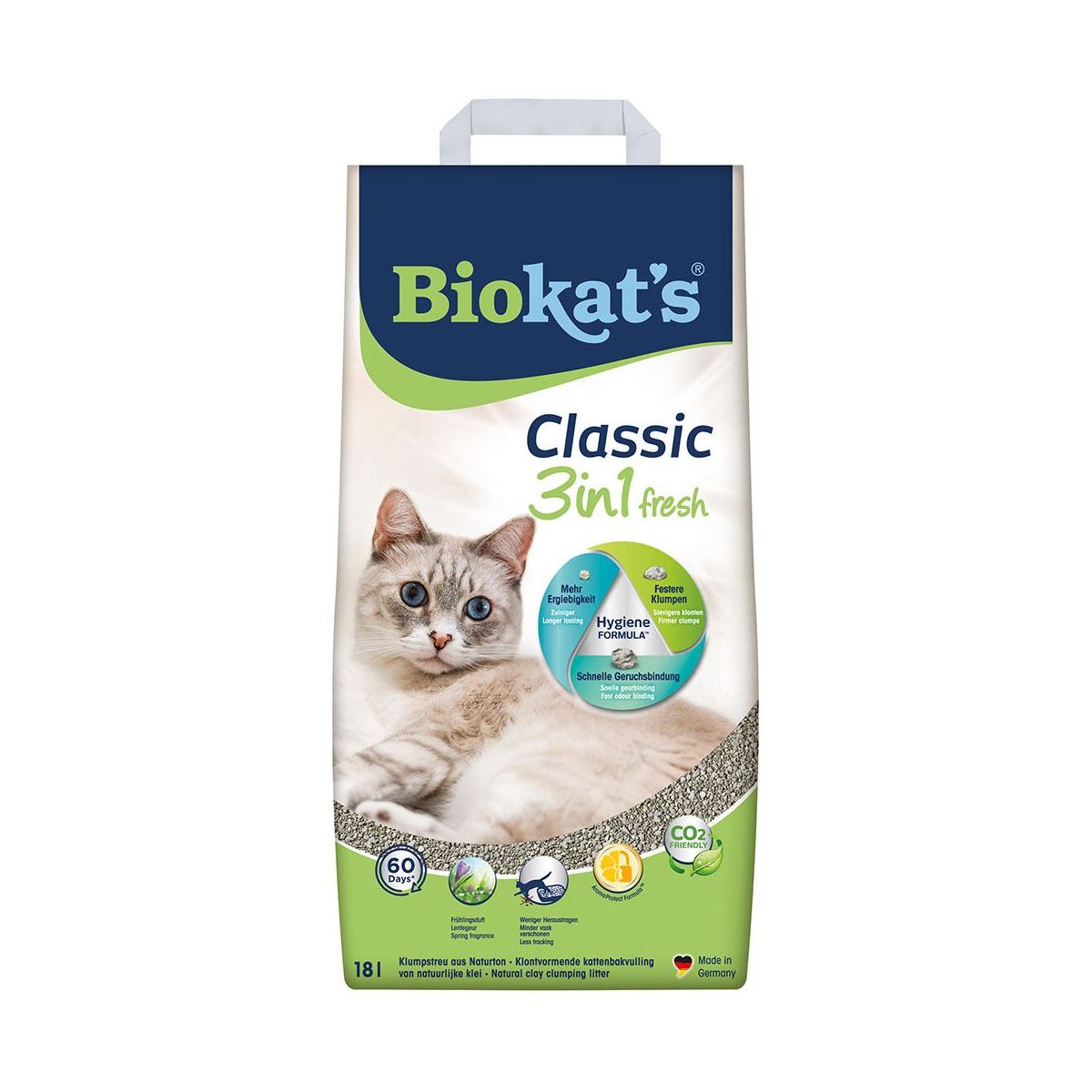 Наповнювач Biokat's Classic Fresh 3in1, 18 л