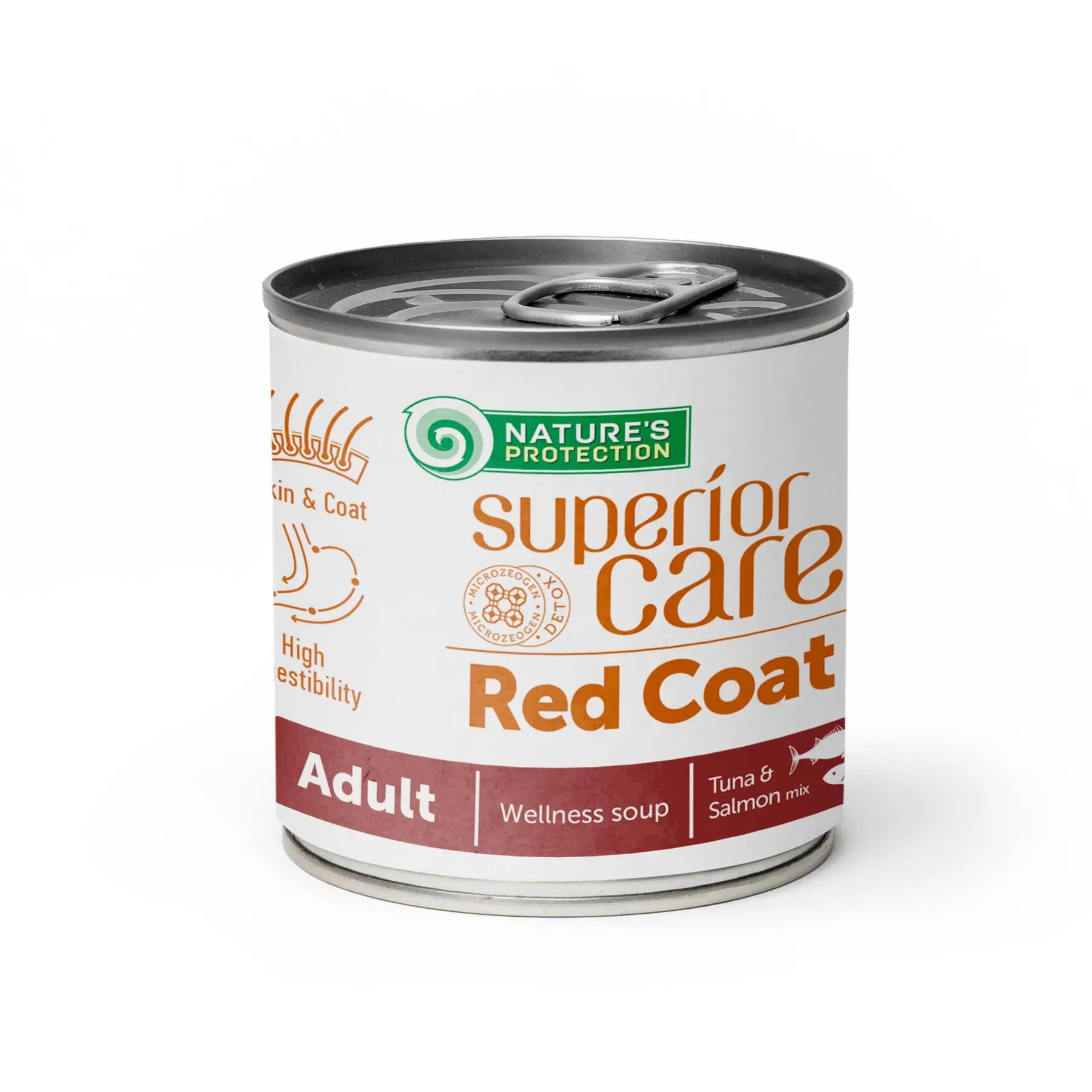 Суп для собак Natures Protection Red Coat All breeds Adult Salmon and Tuna, soup for dogs with salmon and tuna, 140 мл