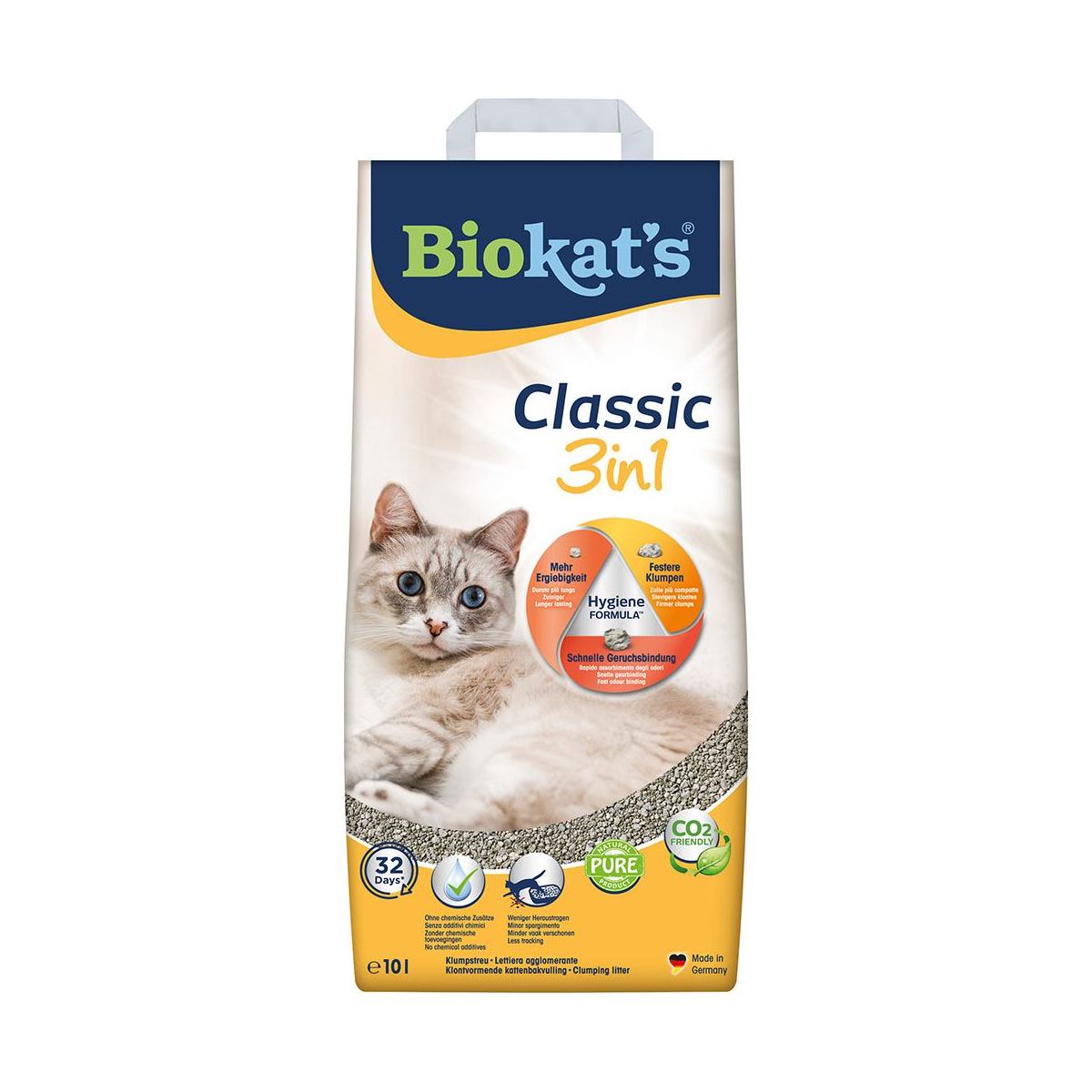 Наповнювач Biokat's Classic 3in1, 10 л