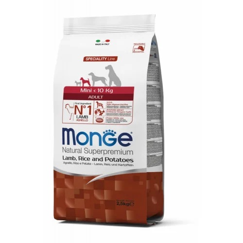 MONGE DOG Mini Adult ягня/рис/картопля 1/7.5 кг