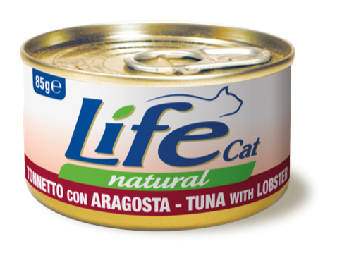 LifeCat Вологий корм з тунцем та омарами 85 грамів