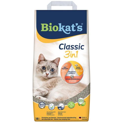 Наповнювач Biokat's Classic 3in1, 18 л