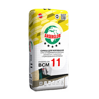Суміш мурувальна ANSERGLOB ВСМ 11 (25 кг.)
