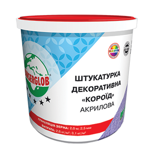 Декоративна акрилова штукатурка ANSERGLOB «короїд» 2,5/25 кг
