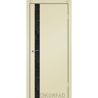 Міжкімнатні двері Korfad GLP-02 з чорним склом