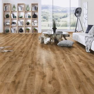 Ламінат Kronospan Castello К462 Дуб Вулкан Золотий
