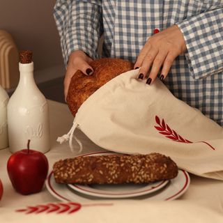 Мʼяка хлібниця «Колосся» бордо