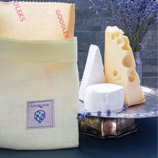 Торбинка для зберігання сиру провощена, лимонний