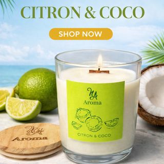 Натуральна соєва свічка Citron & Coco